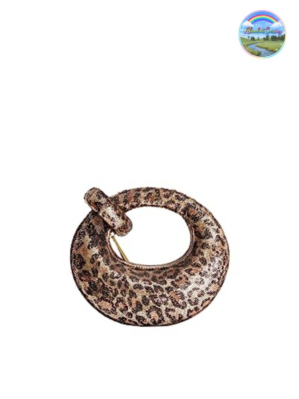Vegan Leather Top Handle Handbag with Faux Fur - Mini Hobo Purse